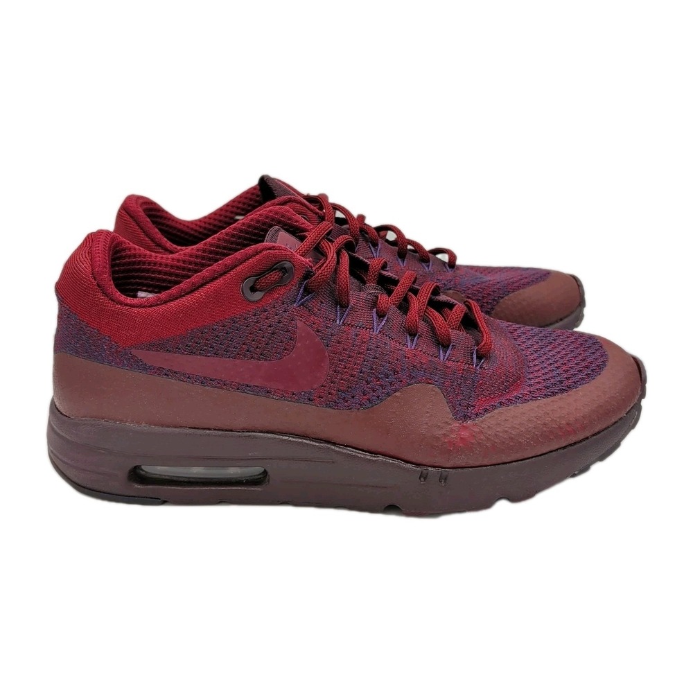 Nike Mens Air Max 1 Ultra Flyknit Shoes Grand Purple Team Red 856958-566 Size 11 - Picture 5 of 14